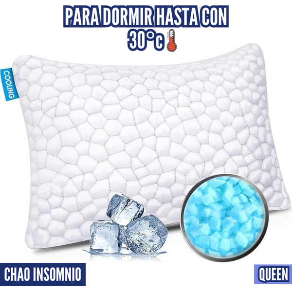 Almohada Refrescante Viscoelástica (Ajustable)